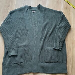 Aerie green oversize cardigan